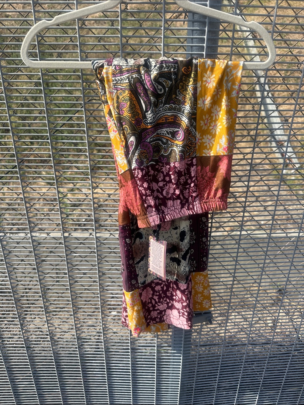 Novella Royale NWT Limited Patchwork Pants size Small